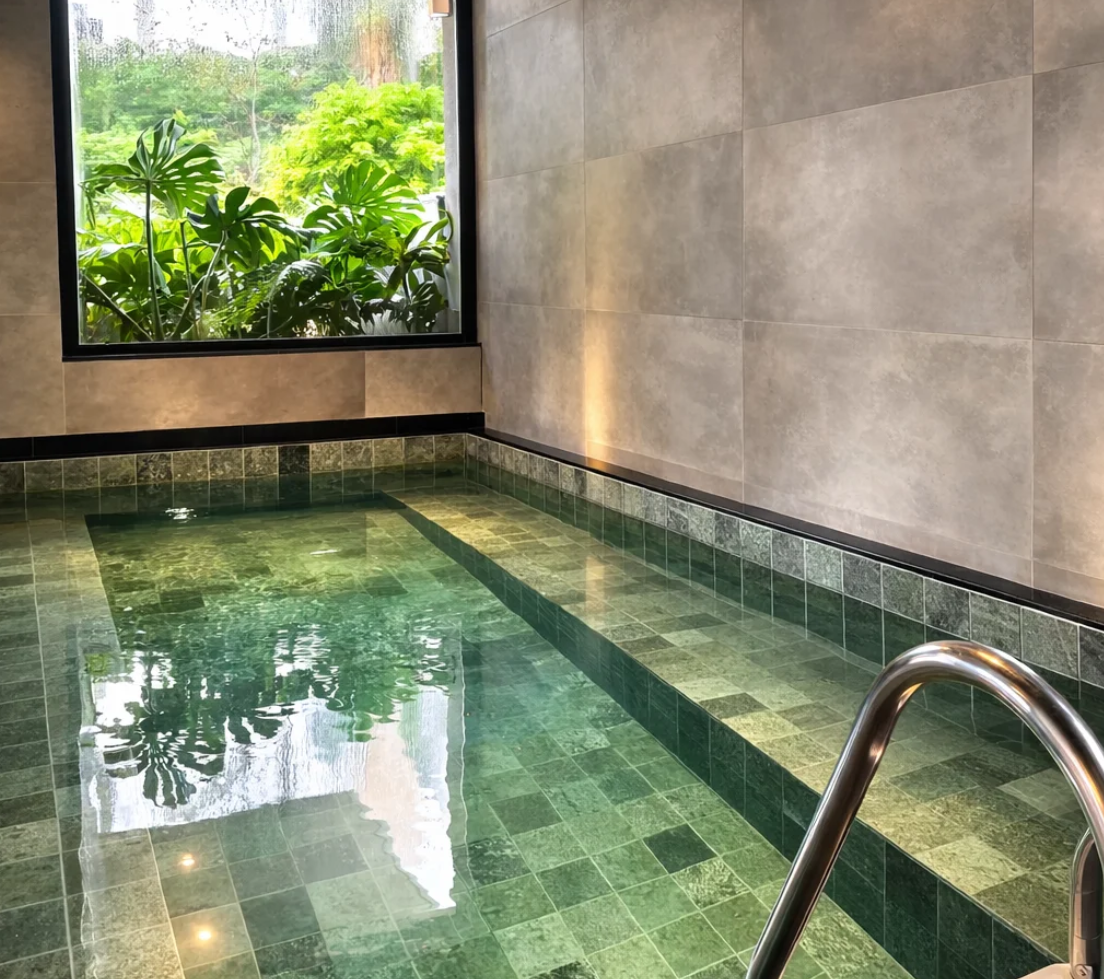 Piscina com hidromassagem do Unique Capilano